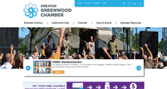 Desktop Screenshot of greenwoodchamber.com